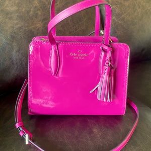 Authentic kate spade Patent Leather Pink Handbag